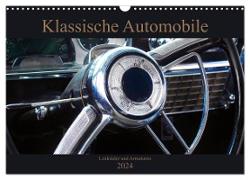 Klassische Automobile - Lenkräder und Armaturen (Wandkalender 2024 DIN A3 quer), CALVENDO Monatskalender