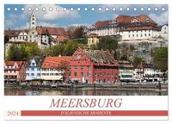 MEERSBURG - ITALIENISCHE MOMENTE (Tischkalender 2024 DIN A5 quer), CALVENDO Monatskalender