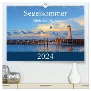 Segelsommer - Dänische Südsee (hochwertiger Premium Wandkalender 2024 DIN A2 quer), Kunstdruck in Hochglanz