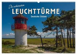 Die schönsten Leuchttürme - Deutsche Ostsee (Wandkalender 2024 DIN A2 quer), CALVENDO Monatskalender
