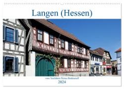 Langen (Hessen) vom Frankfurter Taxifahrer Petrus Bodenstaff (Wandkalender 2024 DIN A2 quer), CALVENDO Monatskalender