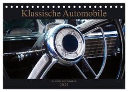Klassische Automobile - Lenkräder und Armaturen (Tischkalender 2024 DIN A5 quer), CALVENDO Monatskalender