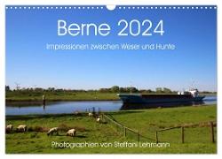 Berne 2024. Impressionen zwischen Weser und Hunte (Wandkalender 2024 DIN A3 quer), CALVENDO Monatskalender