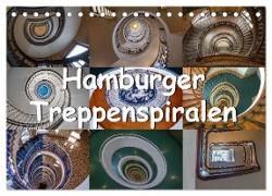 Hamburger Treppenspiralen (Tischkalender 2024 DIN A5 quer), CALVENDO Monatskalender