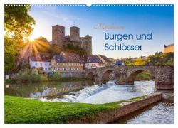 Mittelhessens Burgen und Schlösser (Wandkalender 2024 DIN A2 quer), CALVENDO Monatskalender