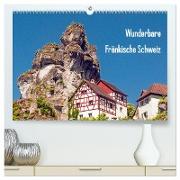 Wunderbare Fränkische Schweiz (hochwertiger Premium Wandkalender 2024 DIN A2 quer), Kunstdruck in Hochglanz
