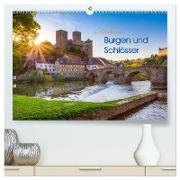 Mittelhessens Burgen und Schlösser (hochwertiger Premium Wandkalender 2024 DIN A2 quer), Kunstdruck in Hochglanz