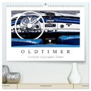 Oldtimer - Cockpits vergangener Zeiten (hochwertiger Premium Wandkalender 2024 DIN A2 quer), Kunstdruck in Hochglanz