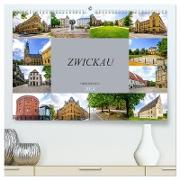 Zwickau Impressionen (hochwertiger Premium Wandkalender 2024 DIN A2 quer), Kunstdruck in Hochglanz