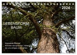 Lebensform Baum (Tischkalender 2024 DIN A5 quer), CALVENDO Monatskalender
