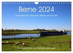Berne 2024. Impressionen zwischen Weser und Hunte (Wandkalender 2024 DIN A4 quer), CALVENDO Monatskalender