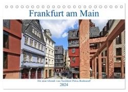 Frankfurt am Main die neue Altstadt vom Taxifahrer Petrus Bodenstaff (Tischkalender 2024 DIN A5 quer), CALVENDO Monatskalender