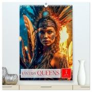 Fantasy Queens (hochwertiger Premium Wandkalender 2024 DIN A2 hoch), Kunstdruck in Hochglanz