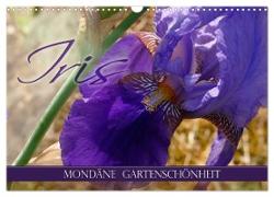 Iris - mondäne Gartenschönheit (Wandkalender 2024 DIN A3 quer), CALVENDO Monatskalender