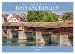 Bad Säckingen - Städtle am Hochrhein (Tischkalender 2024 DIN A5 quer), CALVENDO Monatskalender