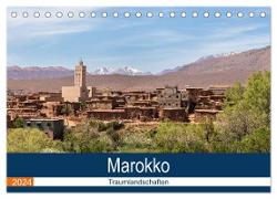 Marokko Traumlandschaften (Tischkalender 2024 DIN A5 quer), CALVENDO Monatskalender