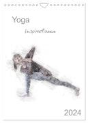 Yoga Inspirationen - Familienplaner (Wandkalender 2024 DIN A4 hoch), CALVENDO Monatskalender