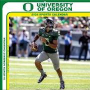 Oregon Ducks 2024 12x12 Team Wall Calendar