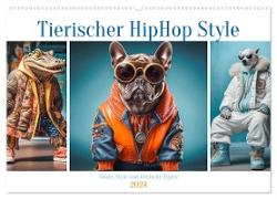 Tierischer HipHop Style (Wandkalender 2024 DIN A2 quer), CALVENDO Monatskalender