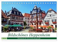 Bildschönes Heppenheim Mittelpunkt der Hessischen Bergstraße (Tischkalender 2024 DIN A5 quer), CALVENDO Monatskalender
