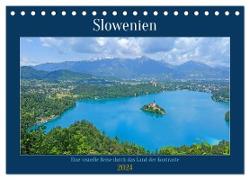 Slowenien - Eine visuelle Reise durch das Land der Kontraste (Tischkalender 2024 DIN A5 quer), CALVENDO Monatskalender