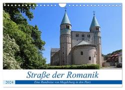 Straße der Romanik im Harz - eine Rundreise von Magdeburg in den Harz (Wandkalender 2024 DIN A4 quer), CALVENDO Monatskalender