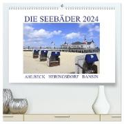 Die Seebäder 2024 (hochwertiger Premium Wandkalender 2024 DIN A2 quer), Kunstdruck in Hochglanz