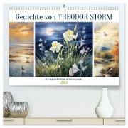 Gedichte von Theodor Storm (hochwertiger Premium Wandkalender 2024 DIN A2 quer), Kunstdruck in Hochglanz