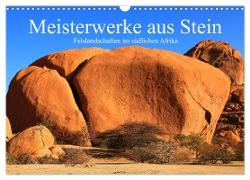 Meisterwerke aus Stein (Wandkalender 2024 DIN A3 quer), CALVENDO Monatskalender