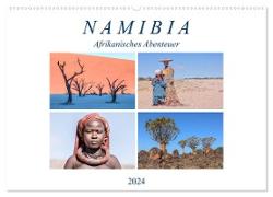 Namibia, afrikanisches Abenteuer (Wandkalender 2024 DIN A2 quer), CALVENDO Monatskalender