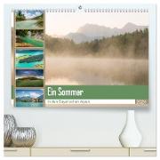 Ein Sommer in den Bayerischen Alpen (hochwertiger Premium Wandkalender 2024 DIN A2 quer), Kunstdruck in Hochglanz