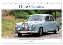 Ohre Classics - Oldtimer auf der Schlossdomäne in Wolmirstedt (Tischkalender 2024 DIN A5 quer), CALVENDO Monatskalender