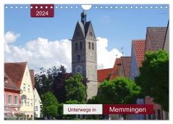 Unterwegs in Memmingen (Wandkalender 2024 DIN A4 quer), CALVENDO Monatskalender