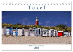 Texel - Die Sommer-Sonnen-Insel (Tischkalender 2024 DIN A5 quer), CALVENDO Monatskalender