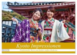 Kyoto Impressionen (Tischkalender 2024 DIN A5 quer), CALVENDO Monatskalender