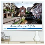 Annweiler am Trifels - Fachwerkidylle in der Pfalz (hochwertiger Premium Wandkalender 2024 DIN A2 quer), Kunstdruck in Hochglanz