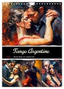 Tango Argentino. Grazie, Stolz und Leidenschaft (Wandkalender 2024 DIN A4 hoch), CALVENDO Monatskalender