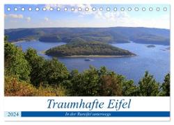 Traumhafte Eifel - In der Rureifel unterwegs (Tischkalender 2024 DIN A5 quer), CALVENDO Monatskalender