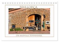 Mallorca, die reizvolle Sonneninsel (Tischkalender 2024 DIN A5 quer), CALVENDO Monatskalender