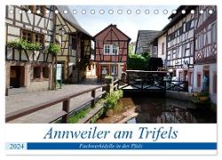 Annweiler am Trifels - Fachwerkidylle in der Pfalz (Tischkalender 2024 DIN A5 quer), CALVENDO Monatskalender