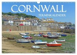 Cornwall. Terminkalender (Wandkalender 2024 DIN A3 quer), CALVENDO Monatskalender