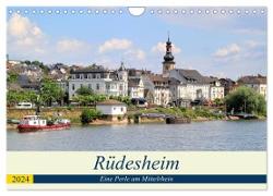 Rüdesheim - Eine Perle am Mittelrhein (Wandkalender 2024 DIN A4 quer), CALVENDO Monatskalender