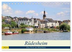 Rüdesheim - Eine Perle am Mittelrhein (Tischkalender 2024 DIN A5 quer), CALVENDO Monatskalender