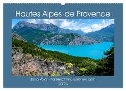Hautes Alpes de Provence (Wandkalender 2024 DIN A2 quer), CALVENDO Monatskalender