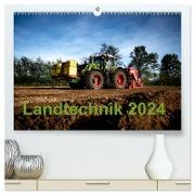 Landtechnik 2024 (hochwertiger Premium Wandkalender 2024 DIN A2 quer), Kunstdruck in Hochglanz