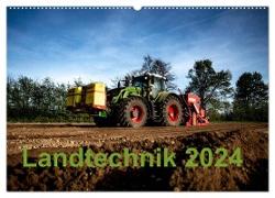 Landtechnik 2024 (Wandkalender 2024 DIN A2 quer), CALVENDO Monatskalender