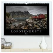 Lofotenküste (hochwertiger Premium Wandkalender 2024 DIN A2 quer), Kunstdruck in Hochglanz