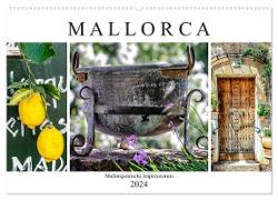 Mallorca - Mallorquinische Impressionen (Wandkalender 2024 DIN A2 quer), CALVENDO Monatskalender