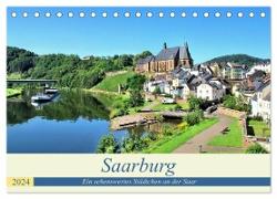 Saarburg - Ein sehenswertes Städtchen an der Saar (Tischkalender 2024 DIN A5 quer), CALVENDO Monatskalender