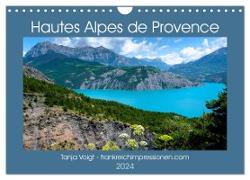 Hautes Alpes de Provence (Wandkalender 2024 DIN A4 quer), CALVENDO Monatskalender